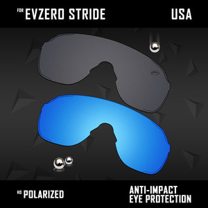 Anti Scratch Polarized Replacement Lenses for-Oakley EVZero Stride