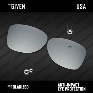 Anti Scratch Polarized Replacement Lenses for-Oakley Given