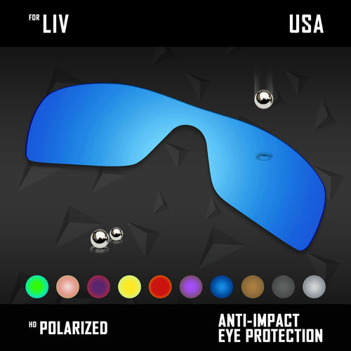 Anti Scratch Polarized Replacement Lenses for-Oakley Liv