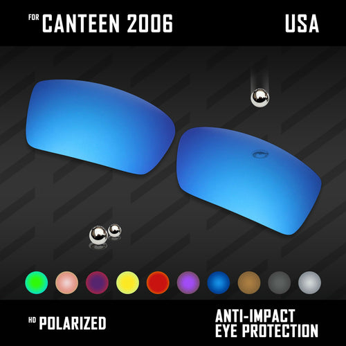 Anti Scratch Polarized Replacement Lenses for-Oakley Canteen 2006 Options