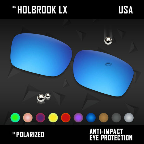 Anti Scratch Polarized Replacement Lenses for-Oakley Holbrook LX OO2048 Options