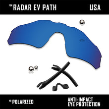 Load image into Gallery viewer, Anti Scratch Replacement Lenses &amp; Rubber Kits for-Oakley Radar EV Path OO9208